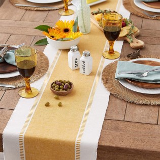 Heat Resistant Striped Table Runners 