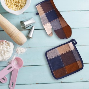  Kitchen Linen Oven Mitt Glove 