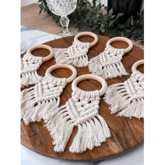 Napkin Holder Macrame Table Setting 