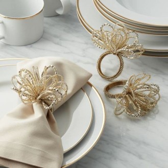 Napkin Rings For Dining Table Set 